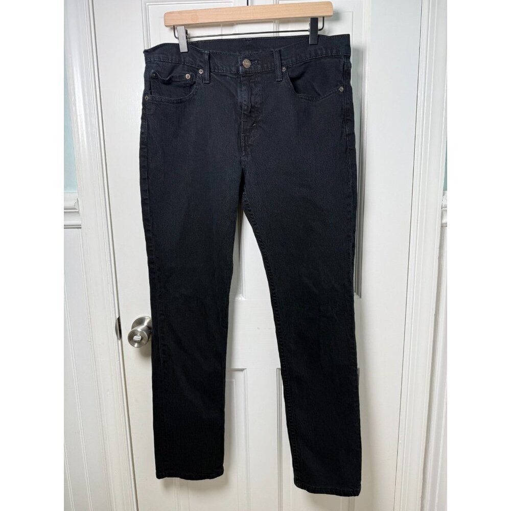 Levi's Men's Black Straight Leg Demin Jeans W36 X 32L